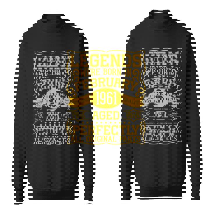 55歳の誕生日伝説は1961年2月に誕生しました。 スウェットシャツ