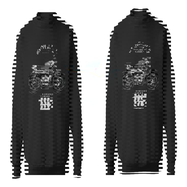 57 歳の誕生日男性オートバイ バイクに乗る人 1967 スウェットシャツ