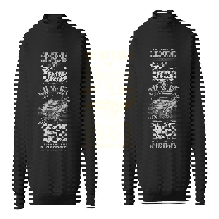 59歳の誕生日 1967年生まれのクラシックカー スウェットシャツ