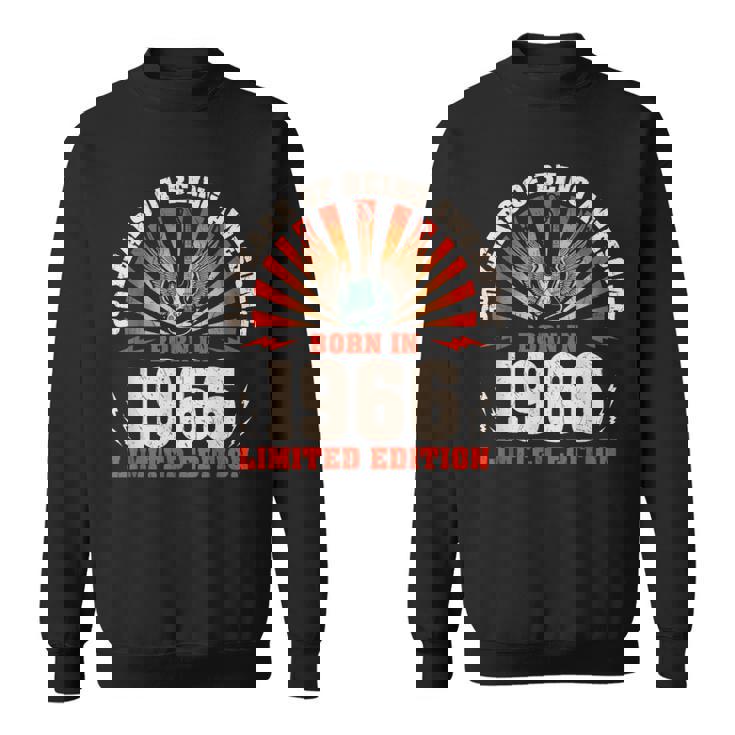 60歳の誕生日 60歳のギタリスト ギター愛好家 1966年生まれ スウェットシャツ