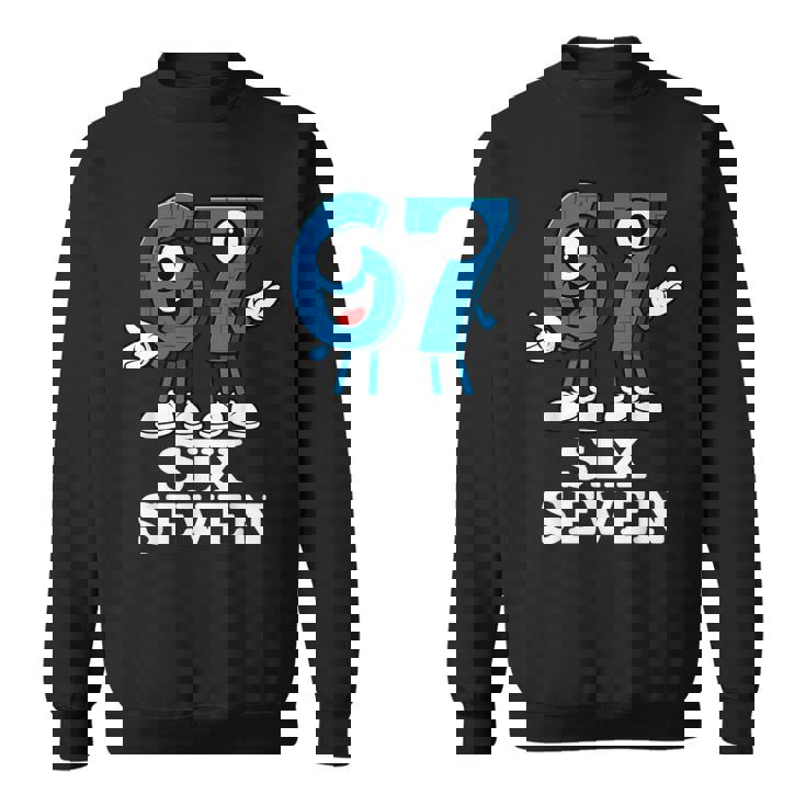 67 シックスセブン 6-7 Gen Alpha イタリアンブレインロットゲームミーム スウェットシャツ