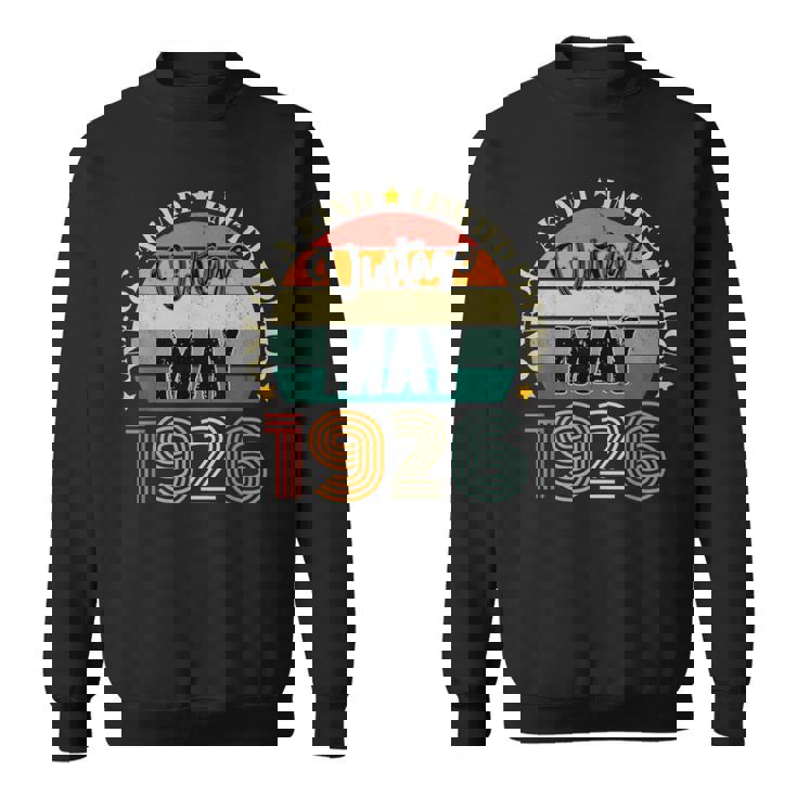 98歳 ヴィンテージ 1926年5月 98歳の誕生日 レトロ スウェットシャツ