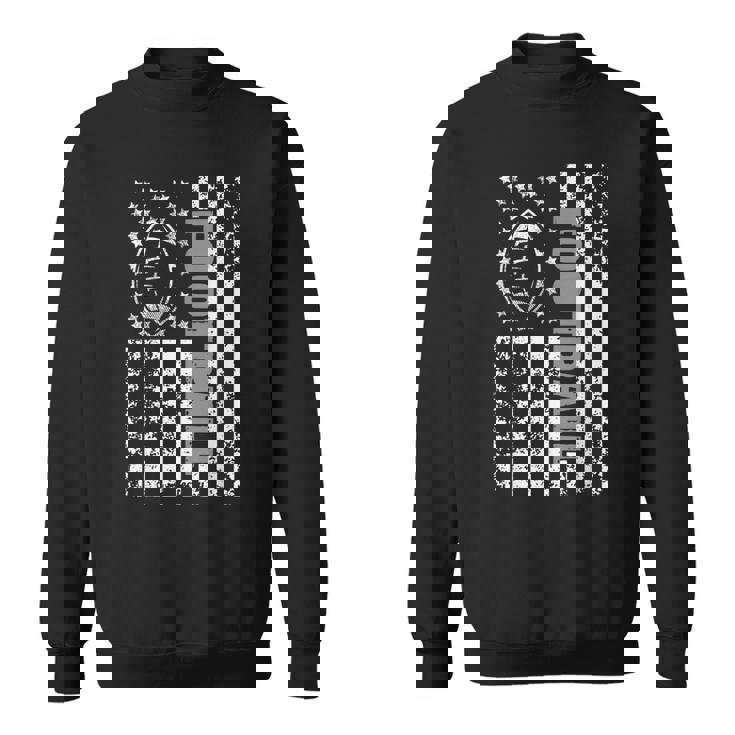 American Flag Football Patriotic Football Sweatshirt Unisex