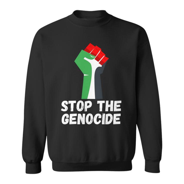 Arrêtez Le Génocide Manche Longue Sweater e