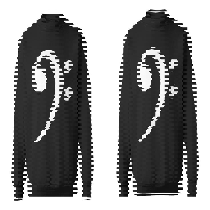 Bass Note F Key Bass Player Music Bass Clef スウェットシャツ