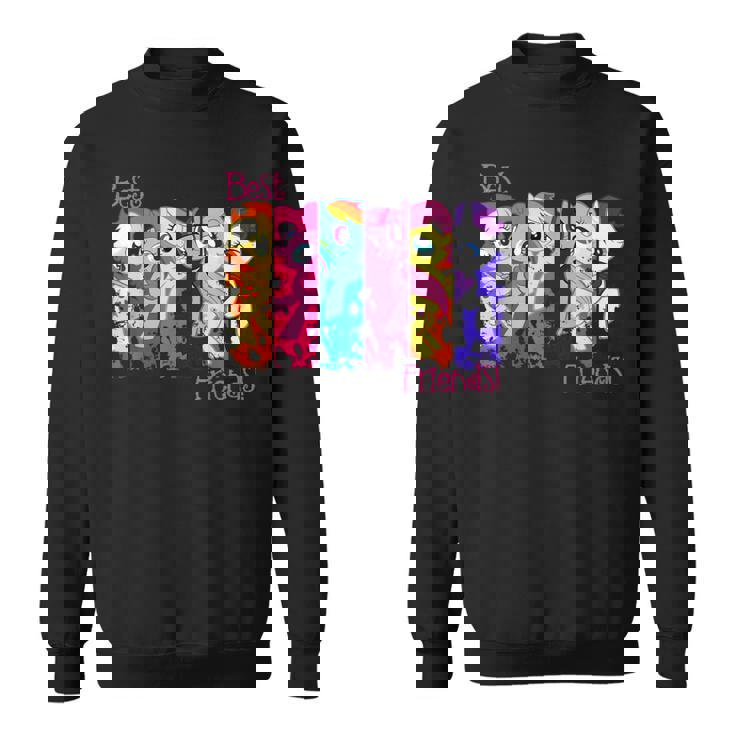 Best Friend レトロレインボーダッシュフラッターシャイレアリティ スウェットシャツ