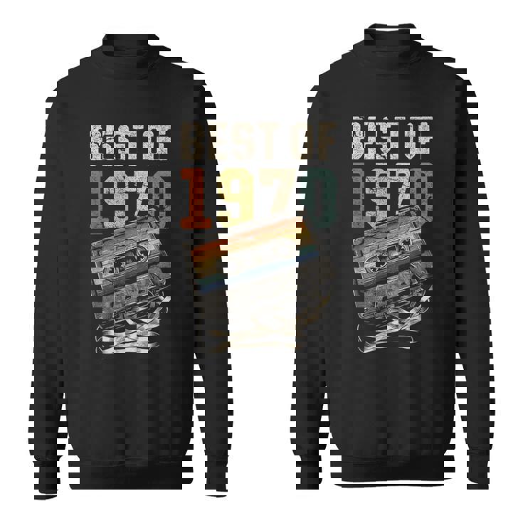 Best Of 1970 カセットテープ 56年 音楽 レトロ 誕生日 スウェットシャツ