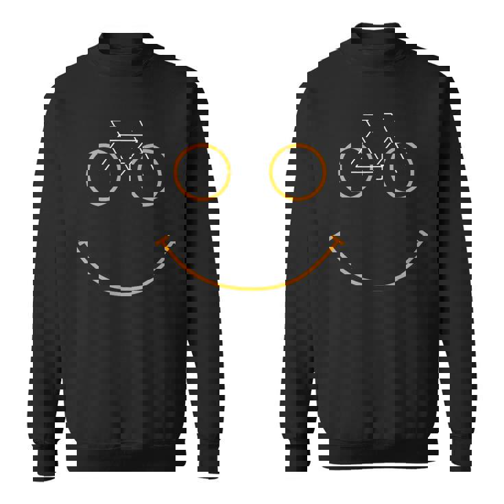 Bicycle Smile Bike Smiling Face Biking Sweatshirt Unisex