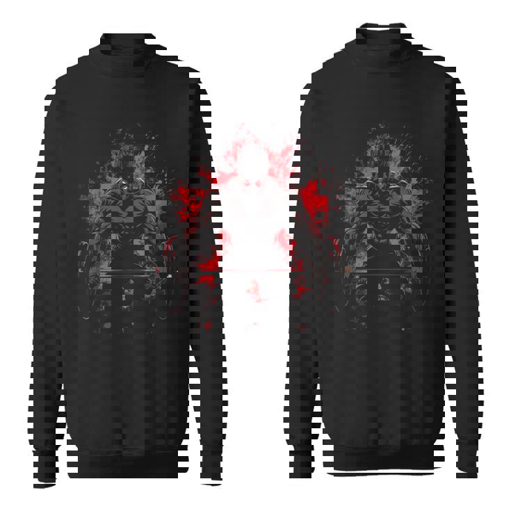 Bodybuilding Workout Muscle Powerlifting Anime Character Deadlift Power Gym Fitness Sweatshirt