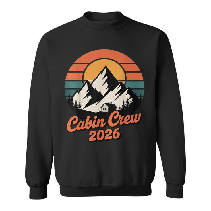 Cabin Crew 2026 Mountain Vacation Family Matching Group Sweatshirt