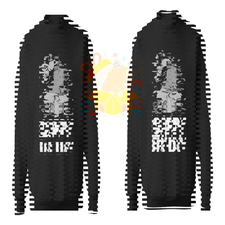 Cappy Cumpleaños Capybara Lover Cumpleaños Capibara Camisa de entrenamiento