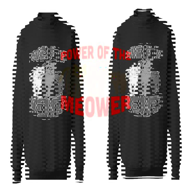 Catuperheros Power Of The Meower Feline Bossestrut Meow スウェットシャツ