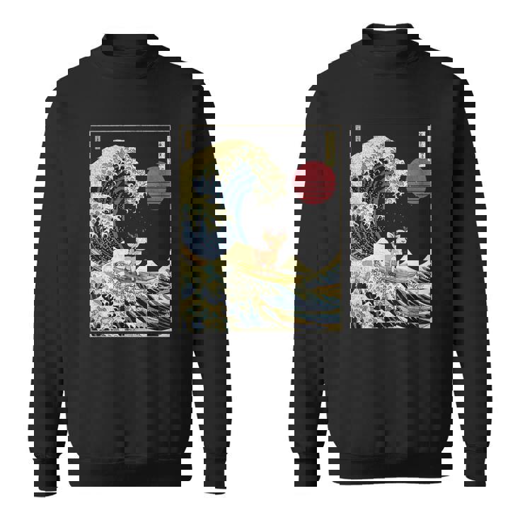 Cerf Kanagawaague Drôleurf Animal Sweater e