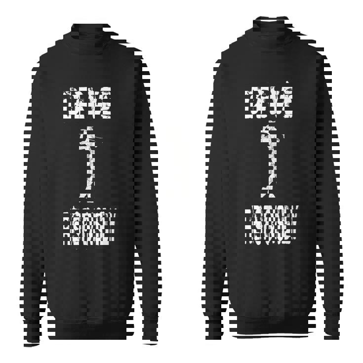 Conduce Responsablemente Divertido Golf Golf Golf Course Club Team Camisa de entrenamiento