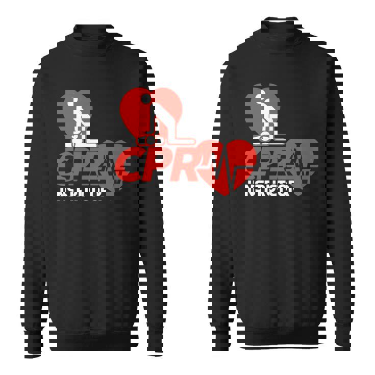 Cpr インストラクターシャツ Ems ボランティア ナースライフセーバー ギフト 長袖tシャツ スウェットシャツ