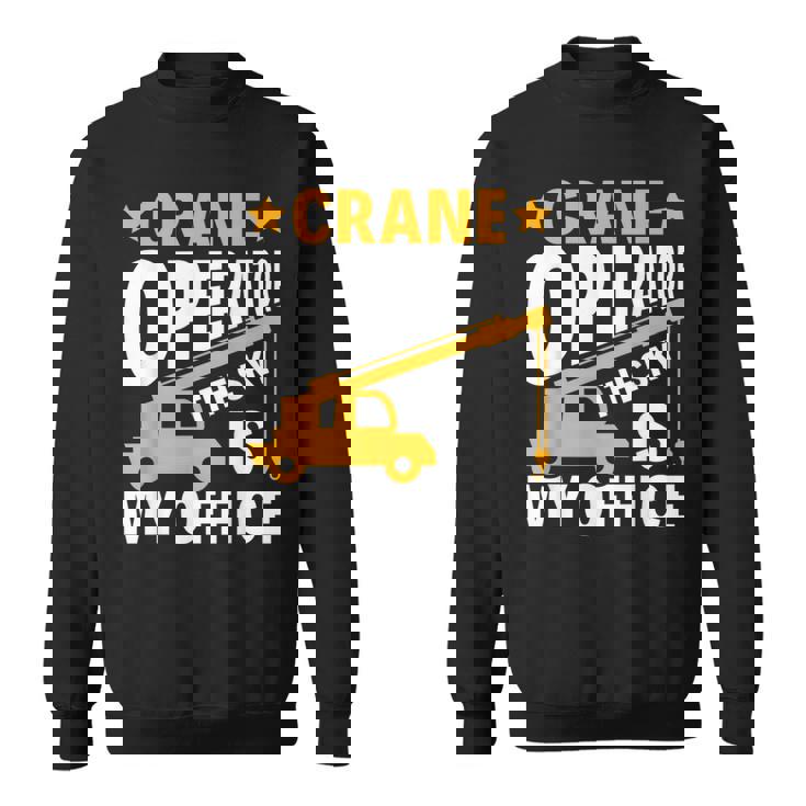 Crane Whisperer 面白いクレーン オペレーター スウェットシャツ