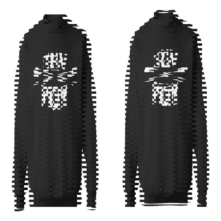 Crew Rowing Mom Team Mama Sculling Crossed Oars Sweatshirt Unisex