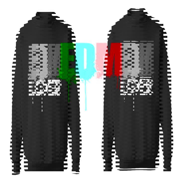 Cute Edm Cool Edm Lover Rave ホワイトインク スウェットシャツ