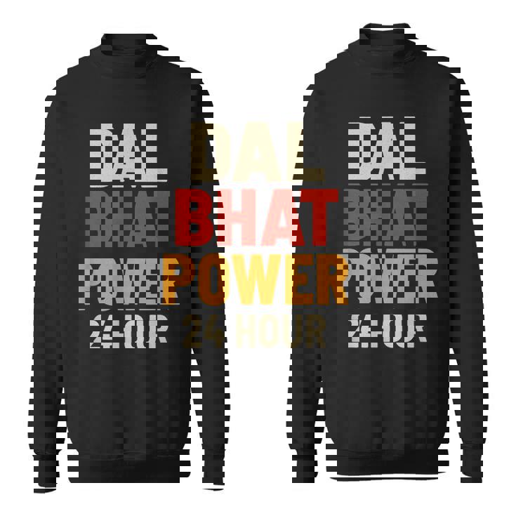 Dal Bhat Power 24 Hour ネパールトレッキングデザイン スウェットシャツ