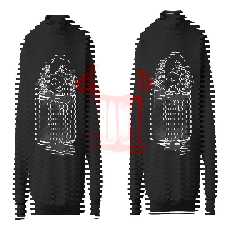 Deathcake バースデーケーキテーマ ケーキローズ ハロウィン スウェットシャツ