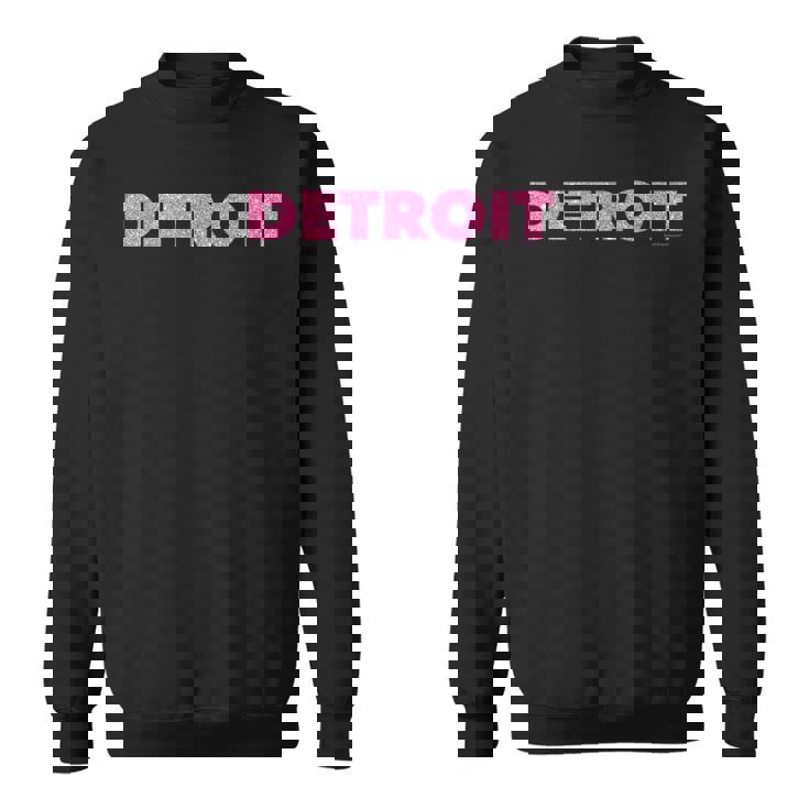 DETROIT PINK Shirt Motor City Michigan T-Shirt Sweatshirt Unisex