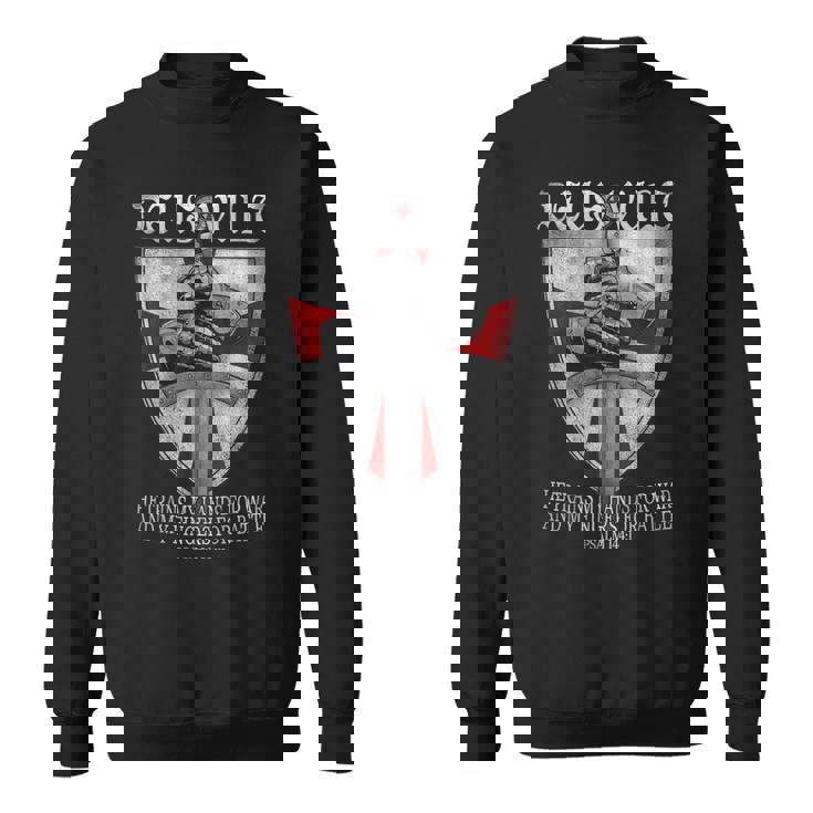 Deusult He Trains My Hands For War Templar Knights スウェットシャツ
