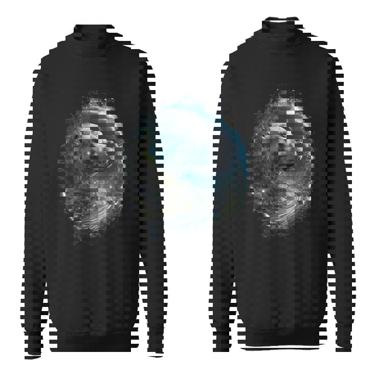 Diseño Artístico Retro De Pitbull Dog Al Atardecer Camisa de entrenamiento