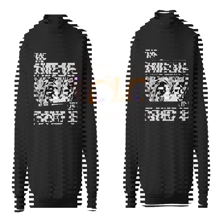 Donna Manga Anime Cultura Giapponese Anime Compleanno 18 Felpa