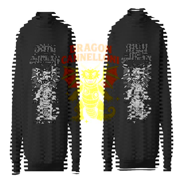 Dragon Cannelloni 面白いイタリアンブレインロットパスタスラングミーム スウェットシャツ