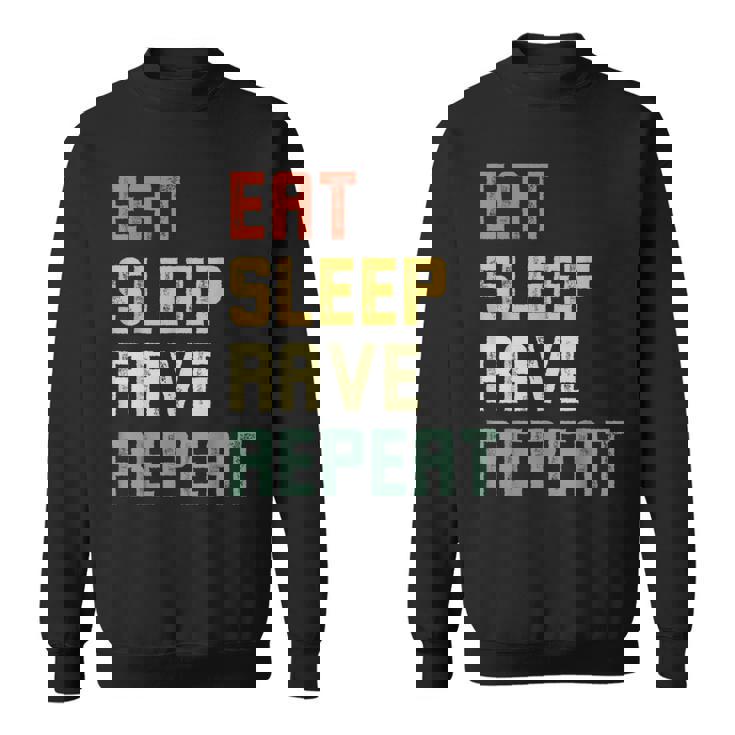 Eatleep Rave Repeat Edm テクノ スウェットシャツ