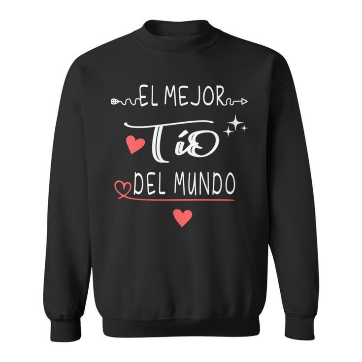 El Mejor Tío Del Mundo Regalo Para Día Del Padre Manga Larga Camisa de entrenamiento