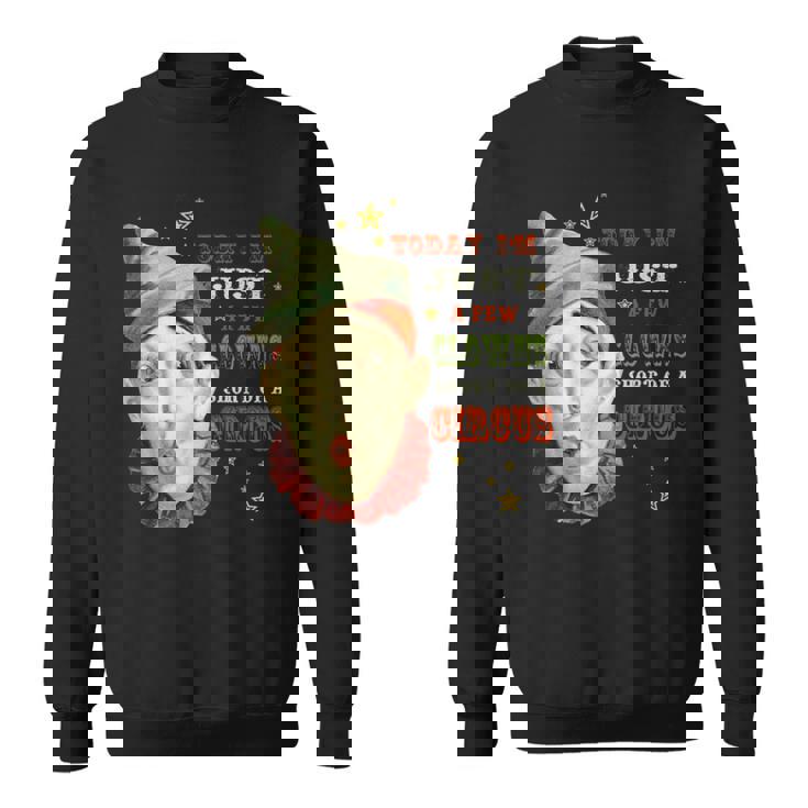 Few Payasos Cortos De Un Circus Manga Larga Camisa de entrenamiento