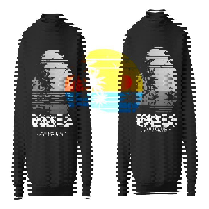 Filipina フィリピノ ヤシの木 マニラ トロピカル フィリピン スウェットシャツ