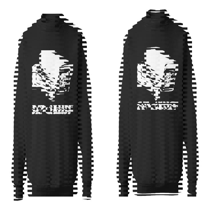 ay Cheese 監視防犯カメラ スウェットシャツ