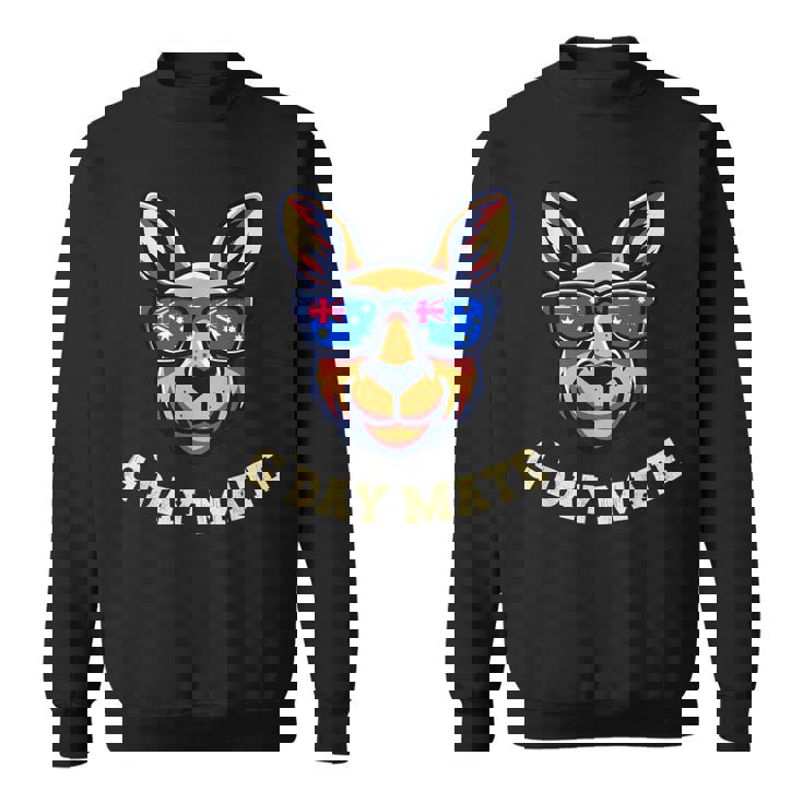 G Day Mate カンガルーオーストラリア国旗シャツ オーストラリア オーストラリア スウェットシャツ