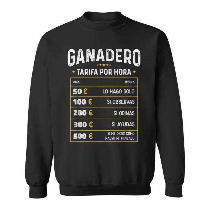 Ganadero Tarifa Por Hora De Ganadero Diseño Gracioso Camisa de entrenamiento