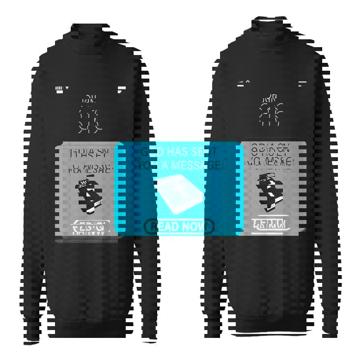 God Hased You A Message – 今すぐ読む スウェットシャツ