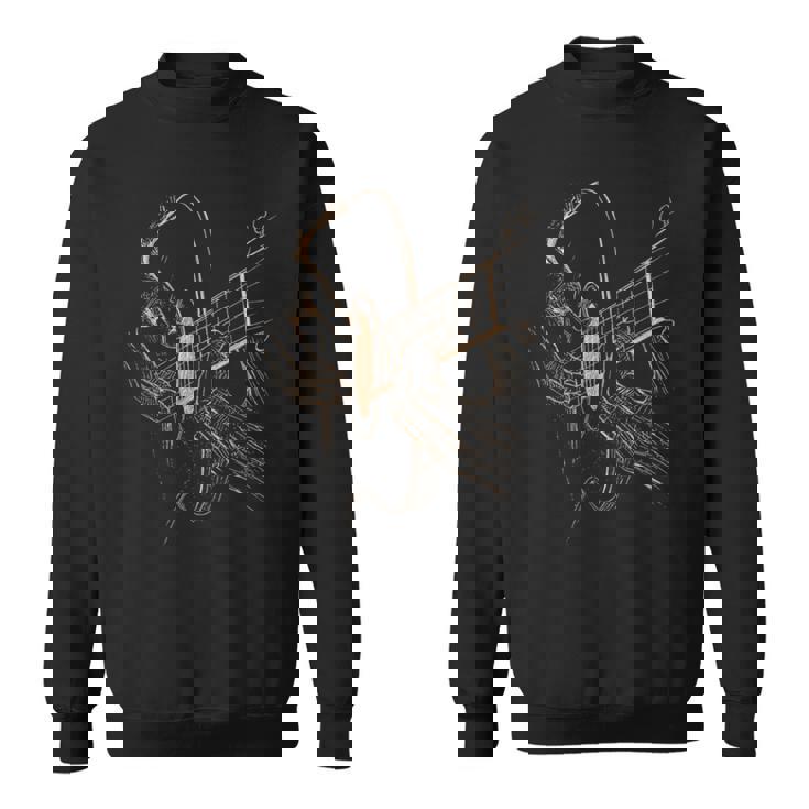 Guitareèche Guitare Acoustique Musique Guitariste Sweater e