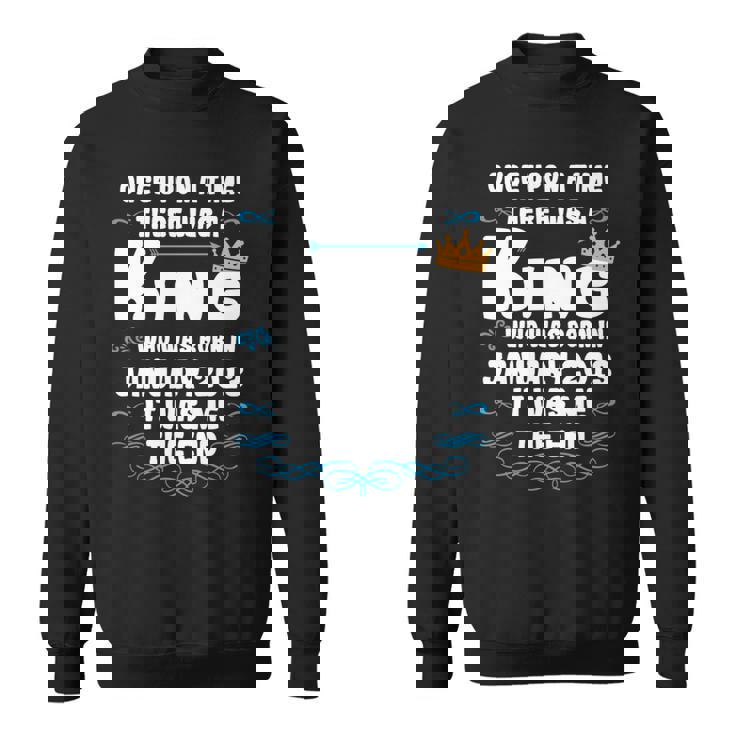 Había Unaez Un Rey Cumpleaños De Enero De 2013 Manga Larga Camisa de entrenamiento