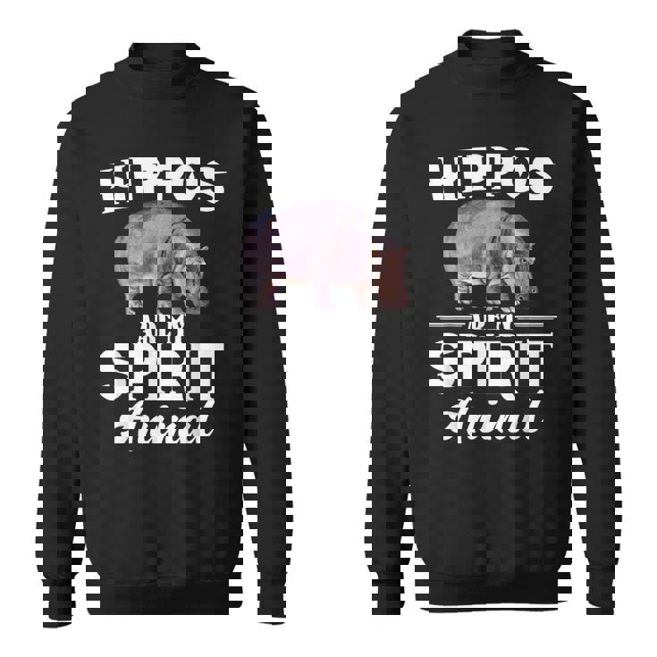 Hippos Are Mypirit アニマルシャツ – Hippos Lover スウェットシャツ