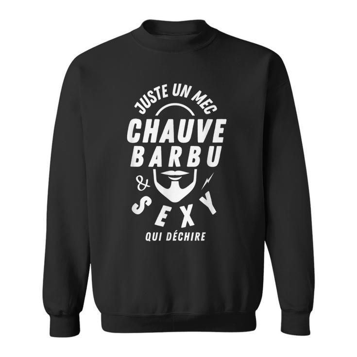 Homme Chauve Barbu Etexy Humour Homme Calvitie Sweater e