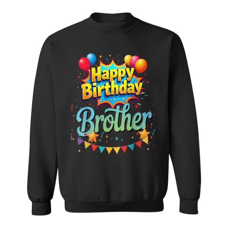 Hoy Es El Cumpleaños De Mi Hermano Feliz Cumpleaños Mi Hermano Camisa de entrenamiento
