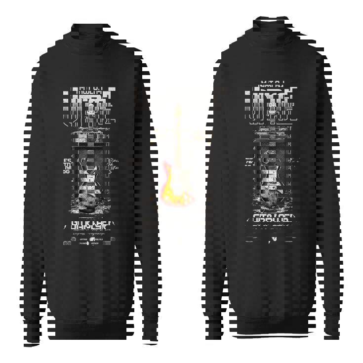 I'm Not Old I'm ヴィンテージ レトロ 1966 ギター 長袖tシャツ スウェットシャツ