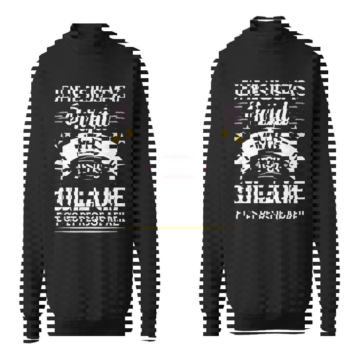 Idée Cadeau Personnalisé Prénom Guillaume Humour Homme Sweater e