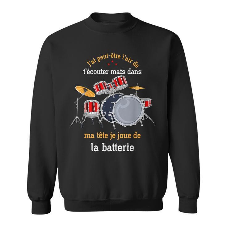 Instrument De Musique Cadeau Drums Baguettes De Batterie Sweater e