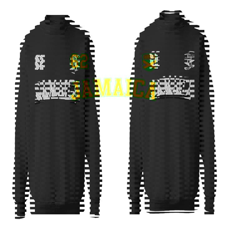 Jamaica 62 2024 年独立記念日ジャマイカ国旗ジャージ 長袖tシャツ スウェットシャツ