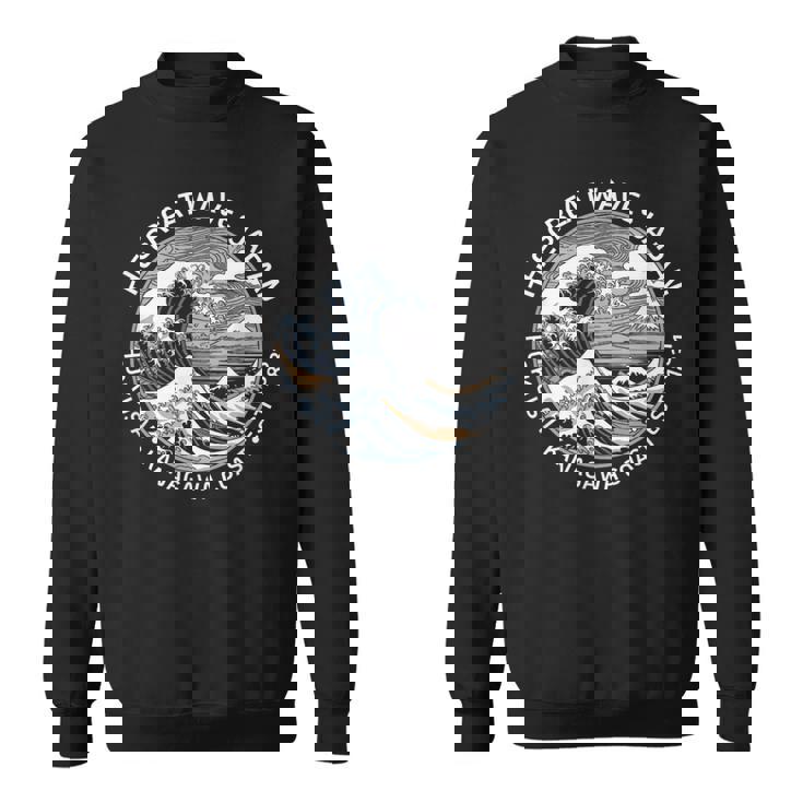 Japan Great Waveoff 神奈川 北斎 日本土産 スウェットシャツ