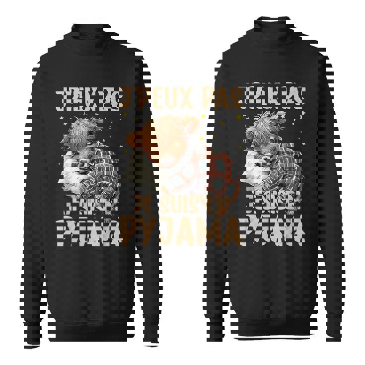 J'peux Pas Jeuis En Pyjamaache Highland Chemise De Nuit Sweater e