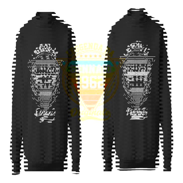 Leggenda Da Gennaio 1962 64 Compleanno Regali Donna Uomo Felpa