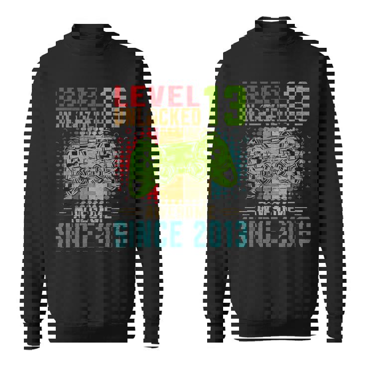 Level 13 Unlocked Birthday 13 Year Old 13Th Birthday スウェットシャツ